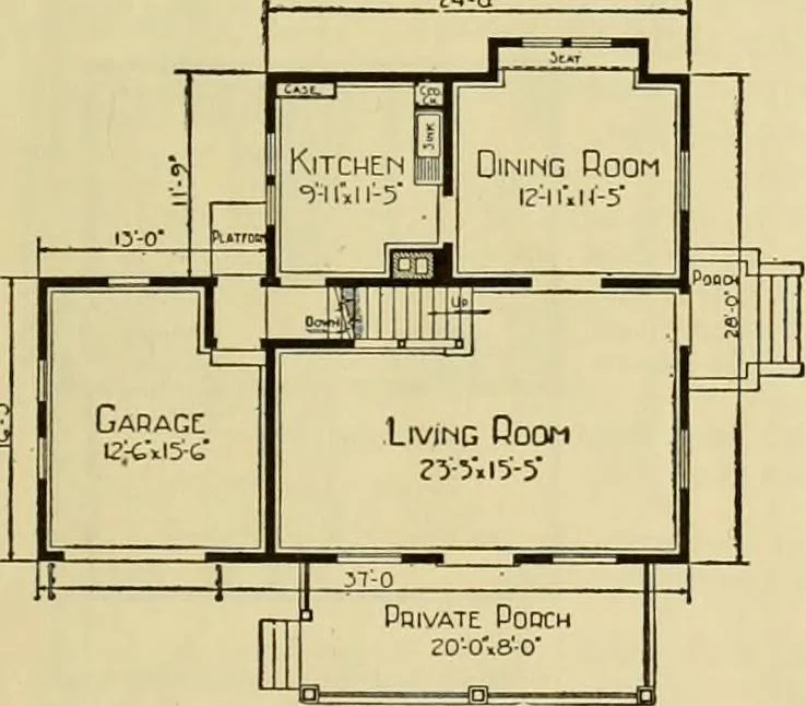 An illustration from Honor bilt modern homes., 1921, leaf 78