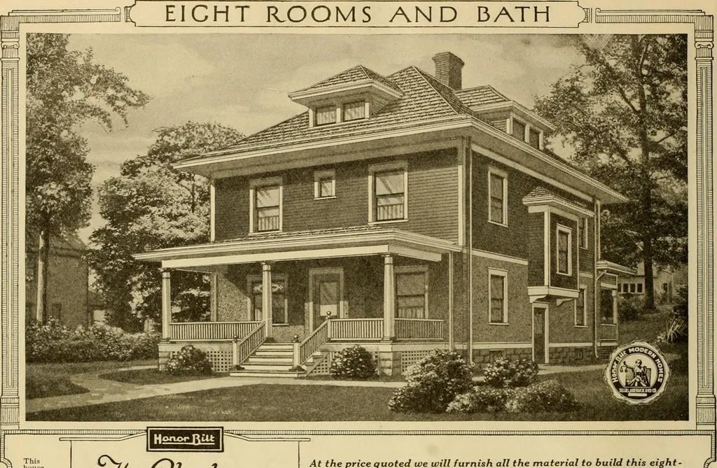 An illustration from Honor bilt modern homes., 1921, leaf 79