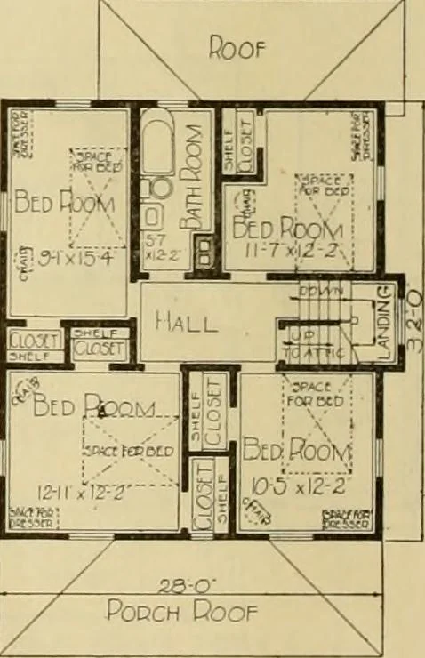 An illustration from Honor bilt modern homes., 1921, leaf 79
