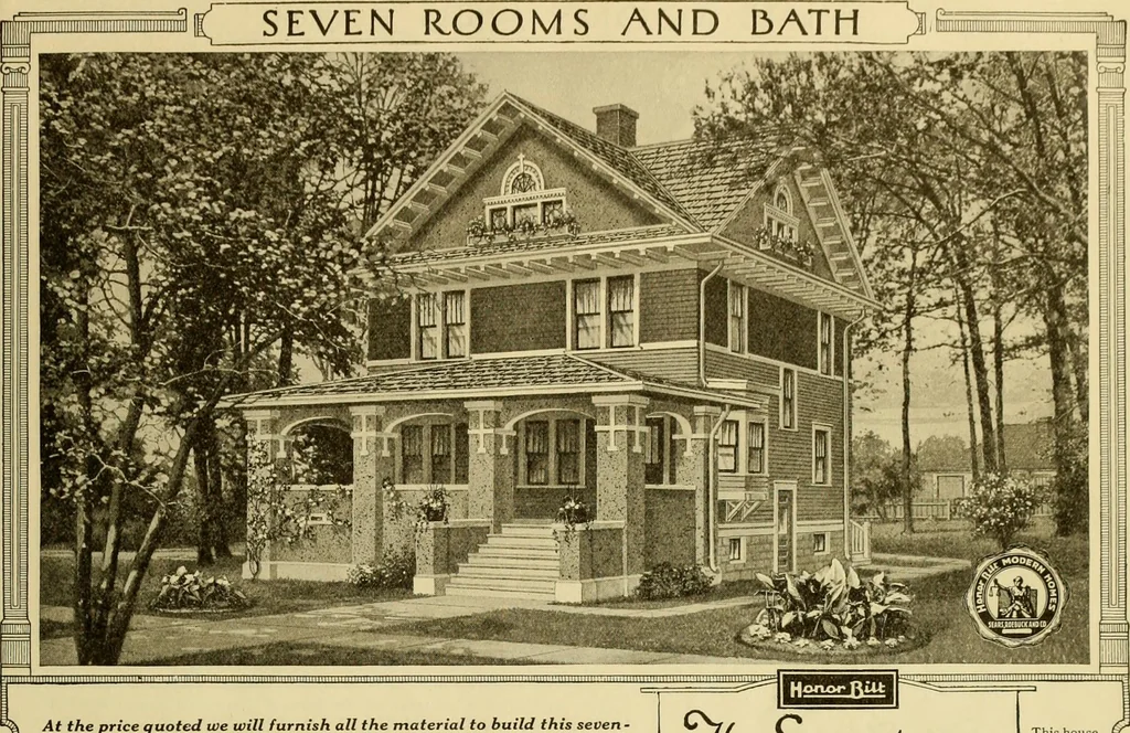 An illustration from Honor bilt modern homes., 1921, leaf 80