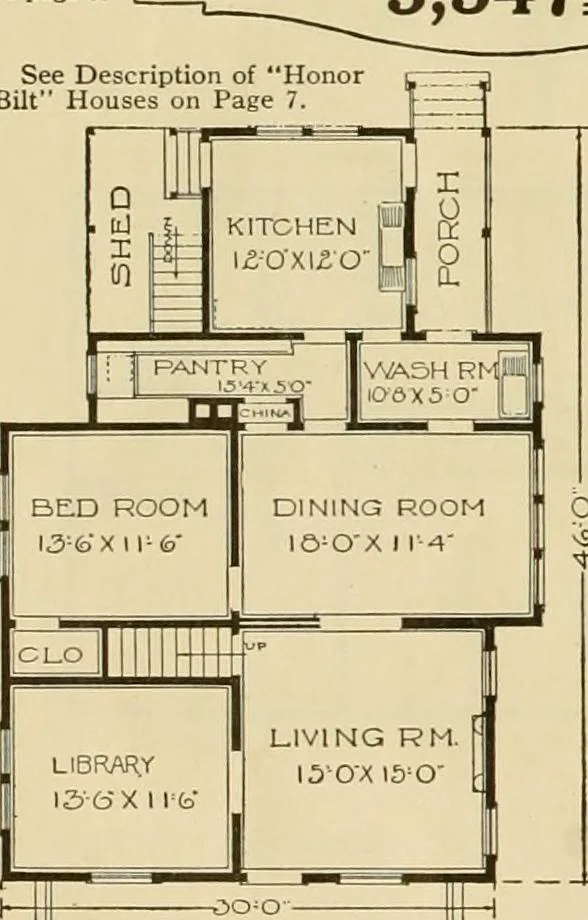 An illustration from Honor bilt modern homes., 1921, leaf 81