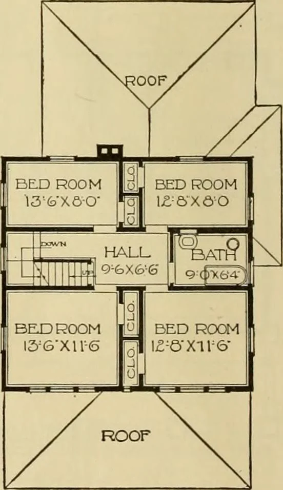 An illustration from Honor bilt modern homes., 1921, leaf 81