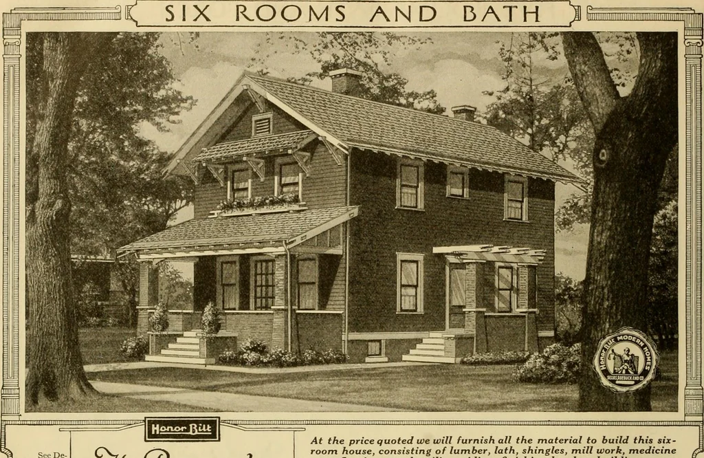 An illustration from Honor bilt modern homes., 1921, leaf 87