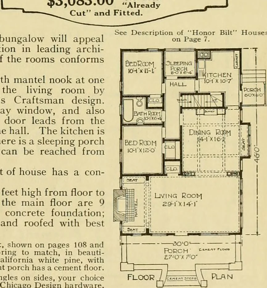 An illustration from Honor bilt modern homes., 1921, leaf 88