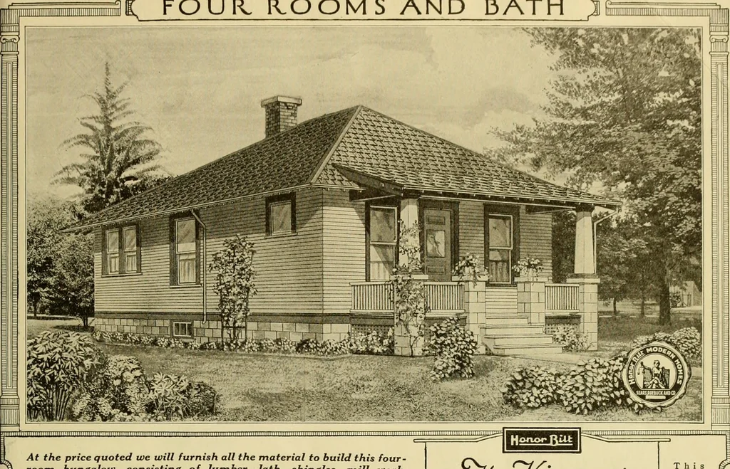 An illustration from Honor bilt modern homes., 1921, leaf 90