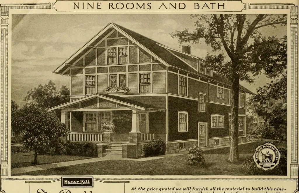 An illustration from Honor bilt modern homes., 1921, leaf 91