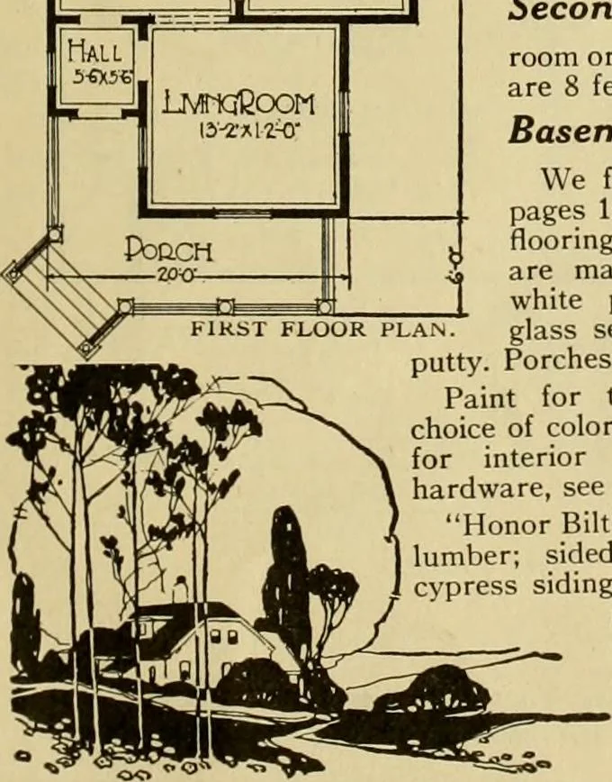 An illustration from Honor bilt modern homes., 1921, leaf 92