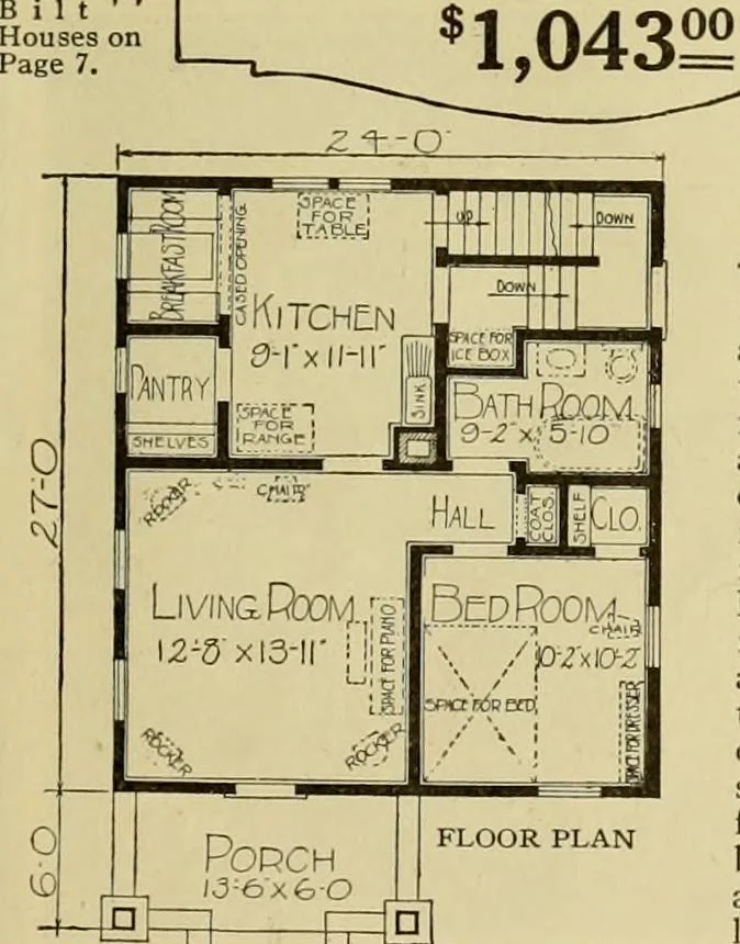 An illustration from Honor bilt modern homes., 1921, leaf 98