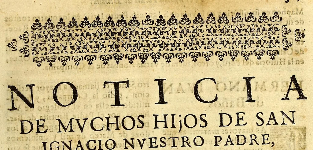 An illustration from Honor del gran patriarca San Ignacio de Loyolo, fundador de la Compañia de Iesus, en que se propone su vida, y la de su dicipulo el Apostol de las Indias S. Francisco Xavier. : Con la milagrosa historia del admirable padre Marcelo Mastrilli, y las noticias de gran multitud de hijos del mismo S. Ignacio, varones clarissimos en santidad, dotrina, trabajos, y obras marauillosas en seruicio de la Iglesia. ..., 1645, leaf 381