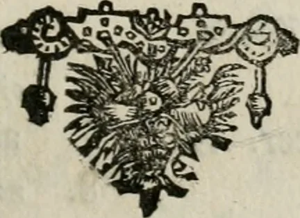 An illustration from Horapollinis Hieroglyphica graece & latine : cum integris observationibus & notis Joann. Merceri & David. Hoeschelii, et selectis Nicolai Caussini, 1727, leaf 176