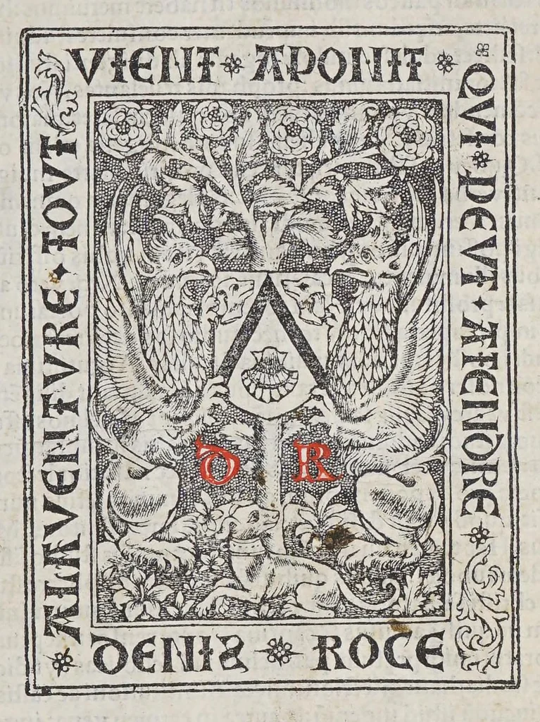 An illustration from Horatii Od[a]e. Carmen epodon et s[a]eculare : cum exactissima Antonii Mancinelli: et cum familiari Iodoci Badii Ascensii explanatione, 1503, leaf 3
