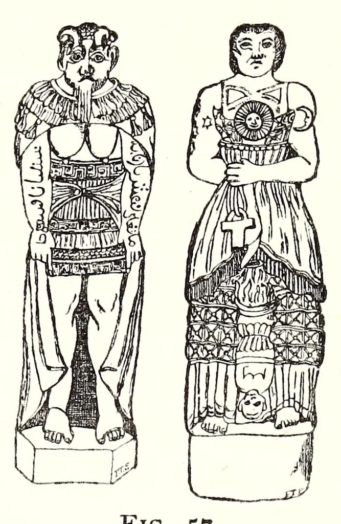 An illustration from Horns of honour, and other studies in the by-ways of archaeology, 1900, leaf 151