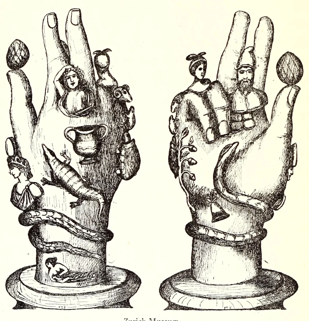 An illustration from Horns of honour, and other studies in the by-ways of archaeology, 1900, leaf 266