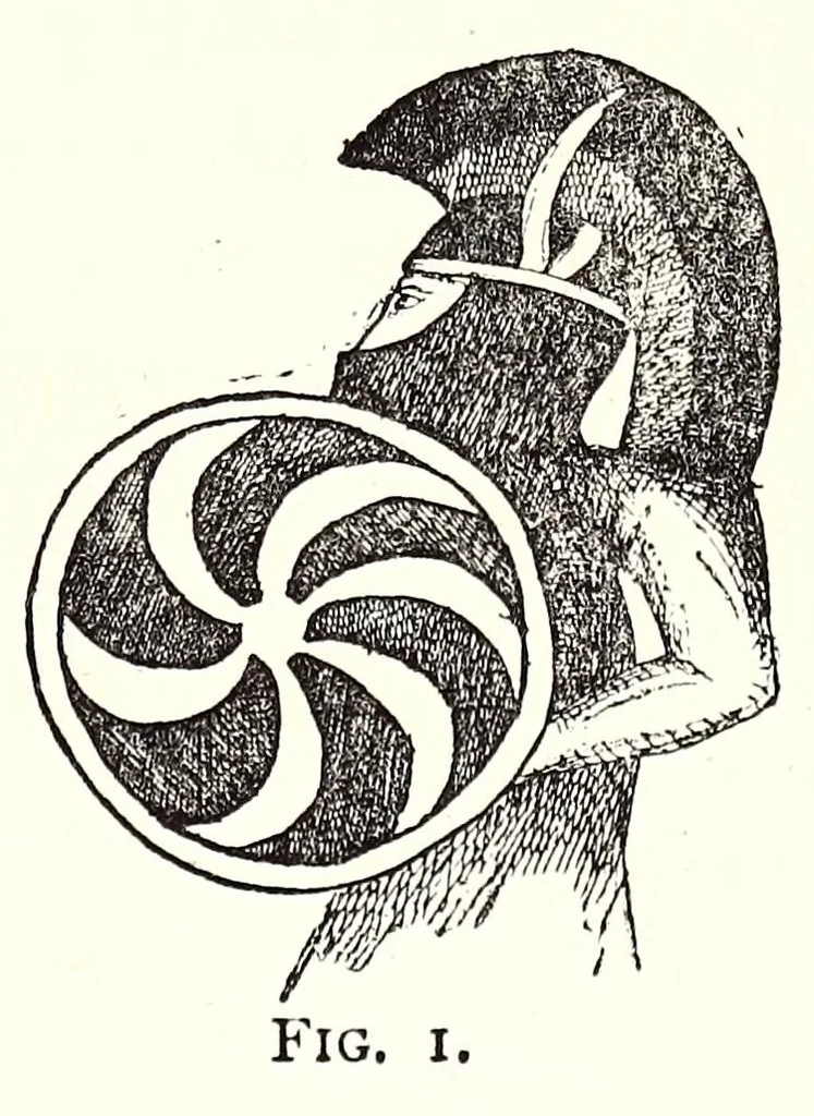 An illustration from Horns of honour, and other studies in the by-ways of archaeology, 1900, leaf 27