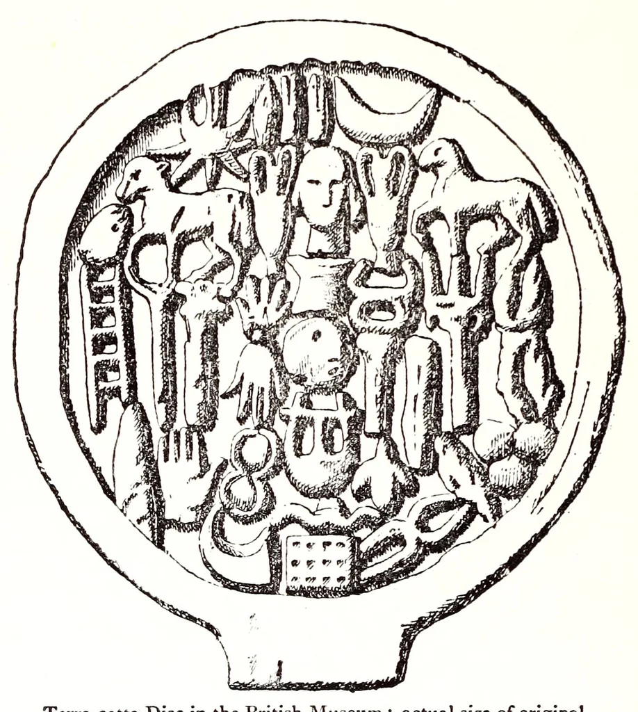 An illustration from Horns of honour, and other studies in the by-ways of archaeology, 1900, leaf 296