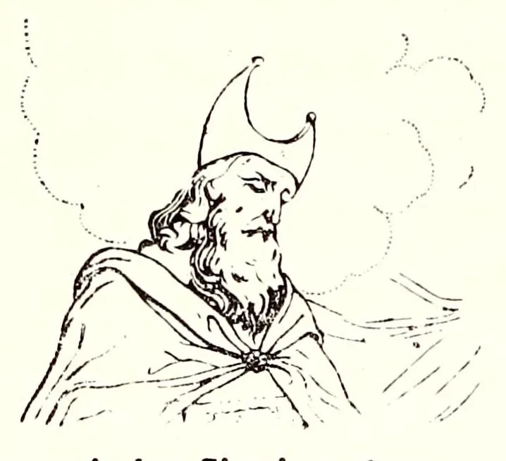 An illustration from Horns of honour, and other studies in the by-ways of archaeology, 1900, leaf 98