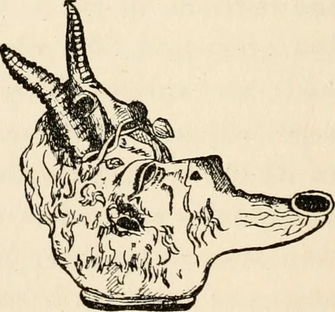 An illustration from Horns of honour : and other studies in the by-ways of archaeology, 1900, leaf 141
