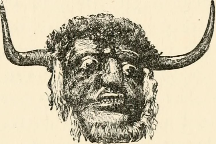 An illustration from Horns of honour : and other studies in the by-ways of archaeology, 1900, leaf 156