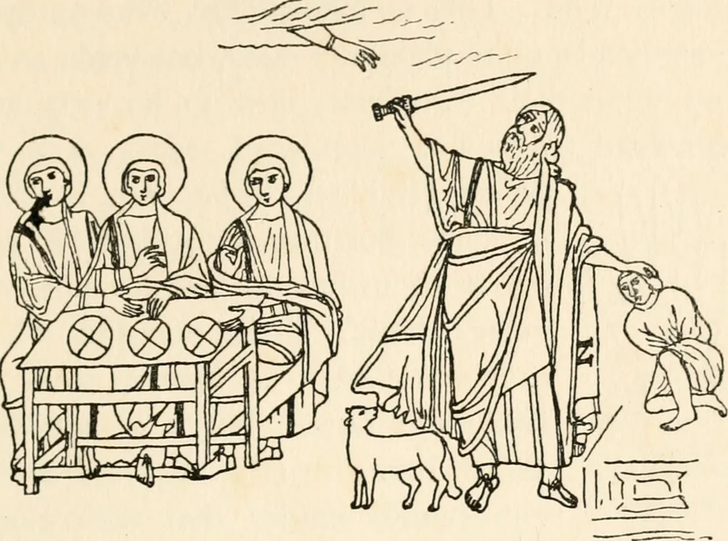 An illustration from Horns of honour : and other studies in the by-ways of archaeology, 1900, leaf 186
