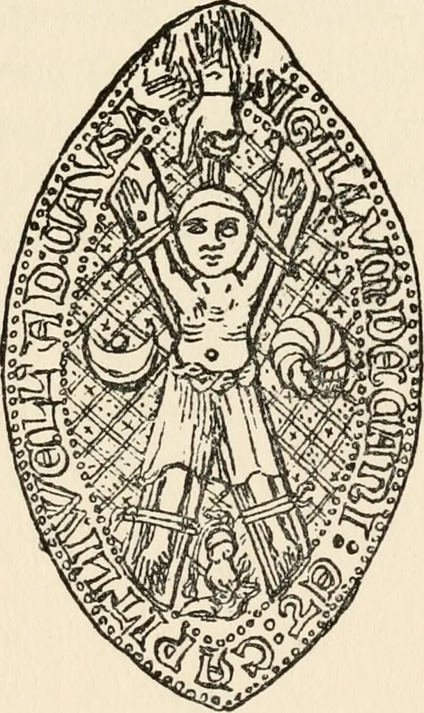 An illustration from Horns of honour : and other studies in the by-ways of archaeology, 1900, leaf 217
