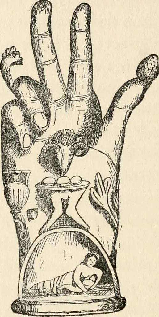 An illustration from Horns of honour : and other studies in the by-ways of archaeology, 1900, leaf 229