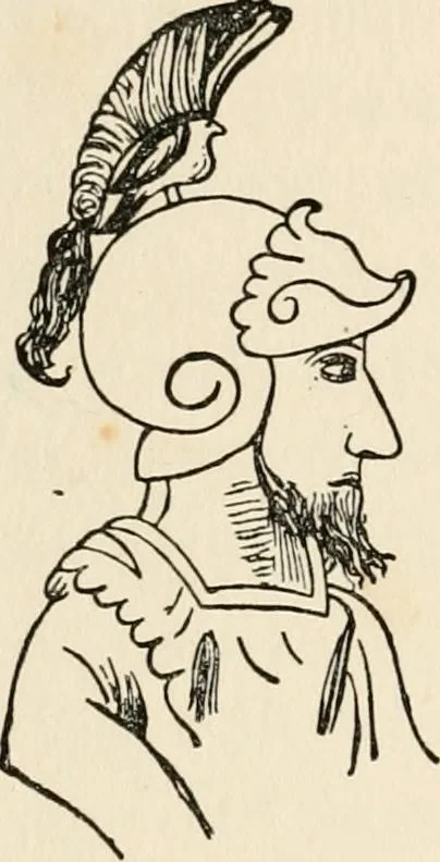 An illustration from Horns of honour : and other studies in the by-ways of archaeology, 1900, leaf 23