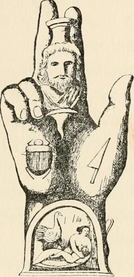 An illustration from Horns of honour : and other studies in the by-ways of archaeology, 1900, leaf 233