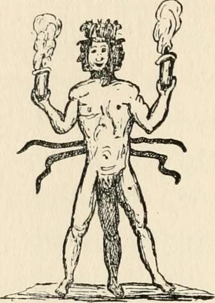 An illustration from Horns of honour : and other studies in the by-ways of archaeology, 1900, leaf 243