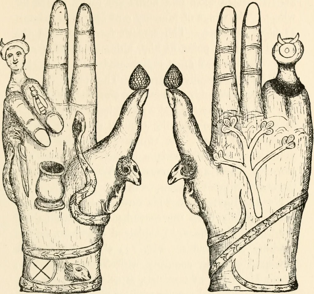 An illustration from Horns of honour : and other studies in the by-ways of archaeology, 1900, leaf 256