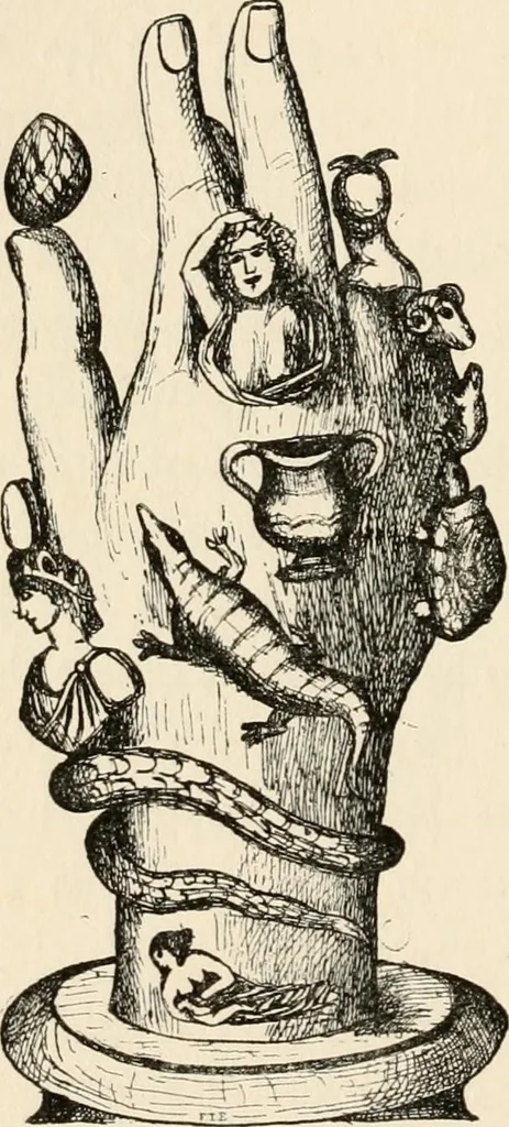 An illustration from Horns of honour : and other studies in the by-ways of archaeology, 1900, leaf 261