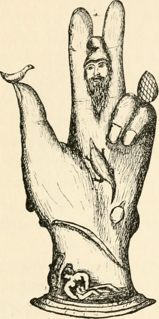 An illustration from Horns of honour : and other studies in the by-ways of archaeology, 1900, leaf 266