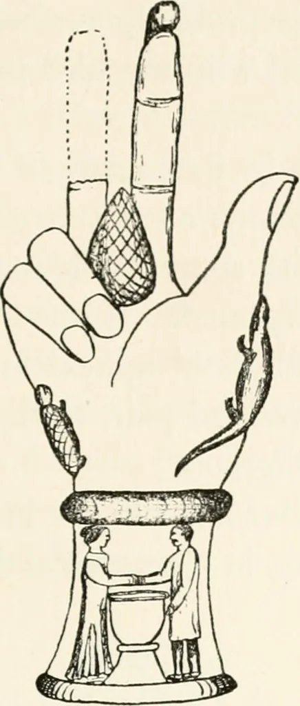 An illustration from Horns of honour : and other studies in the by-ways of archaeology, 1900, leaf 276