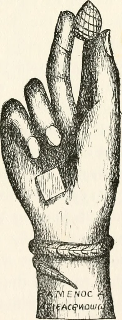 An illustration from Horns of honour : and other studies in the by-ways of archaeology, 1900, leaf 278