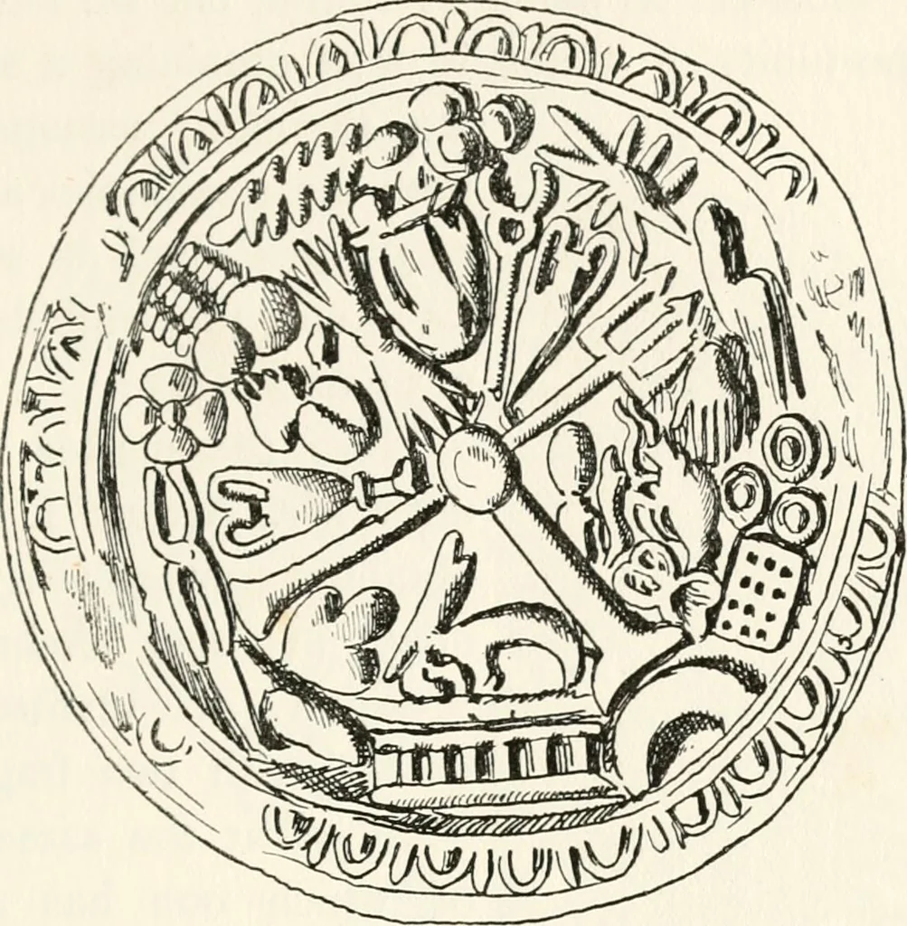 An illustration from Horns of honour : and other studies in the by-ways of archaeology, 1900, leaf 294