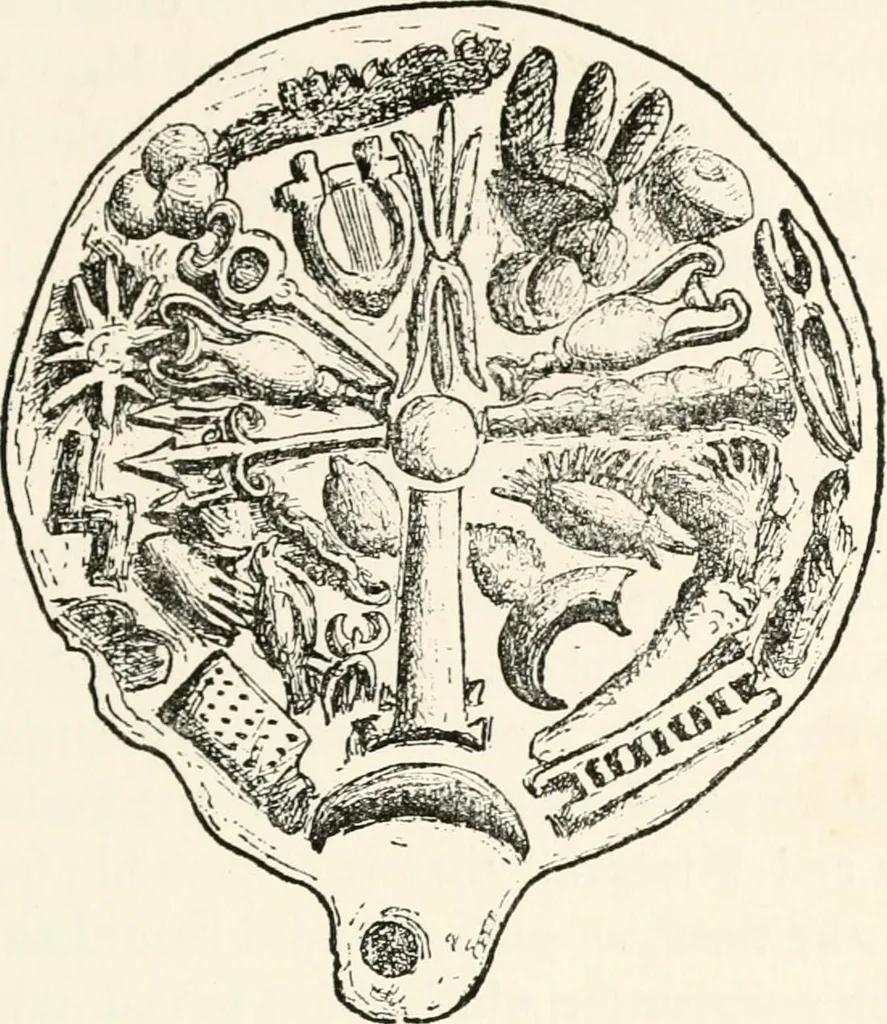 An illustration from Horns of honour : and other studies in the by-ways of archaeology, 1900, leaf 296