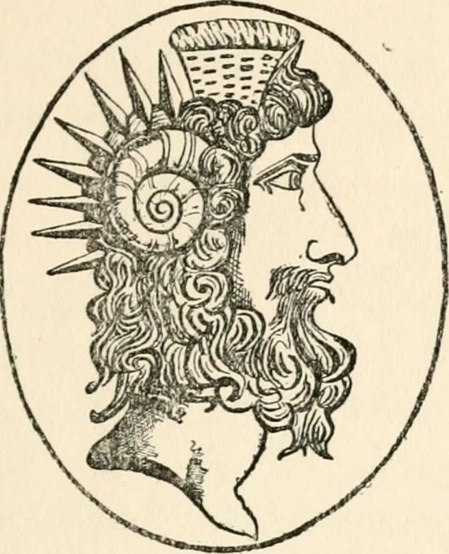 An illustration from Horns of honour : and other studies in the by-ways of archaeology, 1900, leaf 34