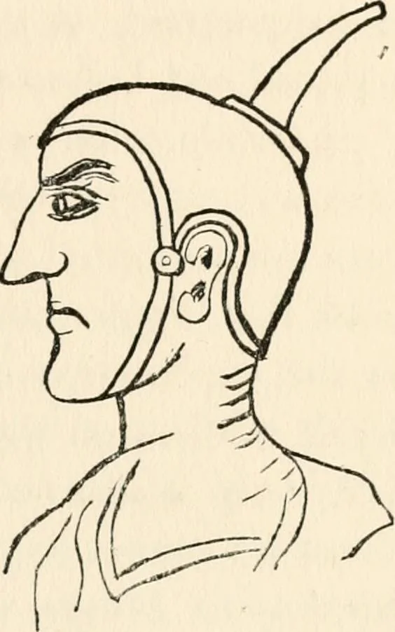 An illustration from Horns of honour : and other studies in the by-ways of archaeology, 1900, leaf 42