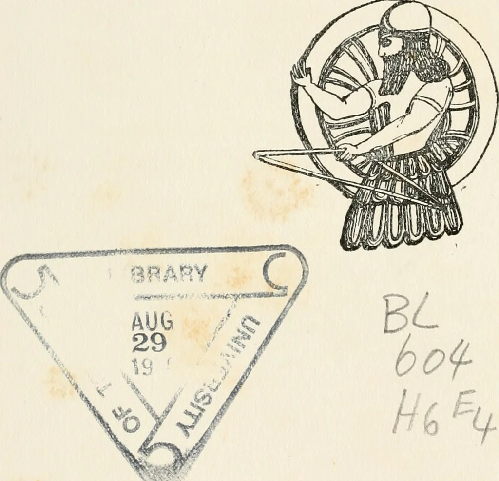 An illustration from Horns of honour : and other studies in the by-ways of archaeology, 1900, leaf 9
