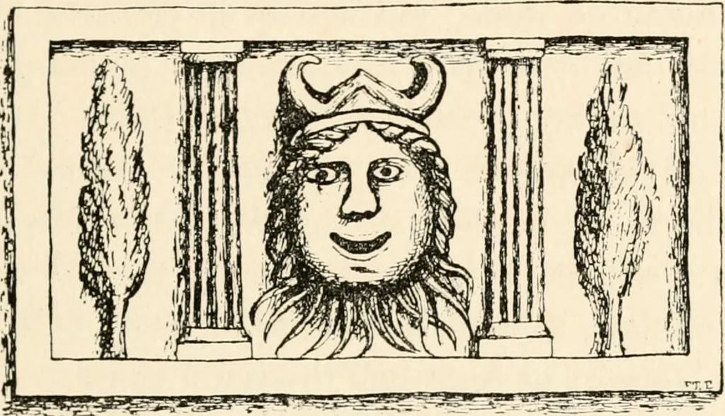 An illustration from Horns of honour : and other studies in the by-ways of archaeology, 1900, leaf 90