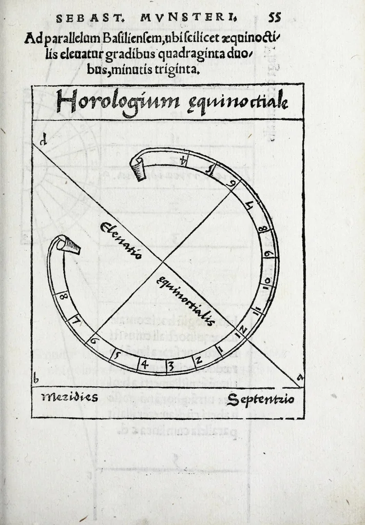 An illustration from Horologiographia, 1533, leaf 119