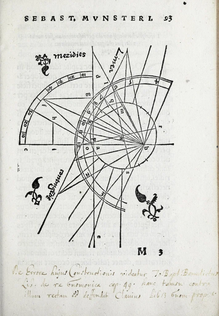 An illustration from Horologiographia, 1533, leaf 157