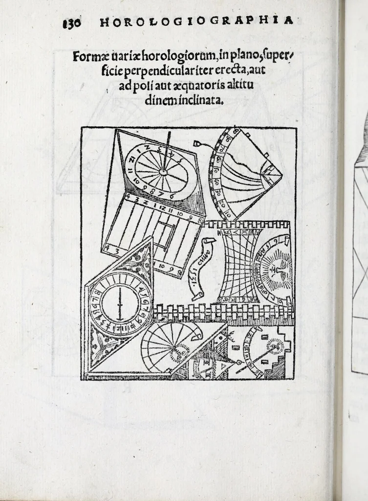 An illustration from Horologiographia, 1533, leaf 198