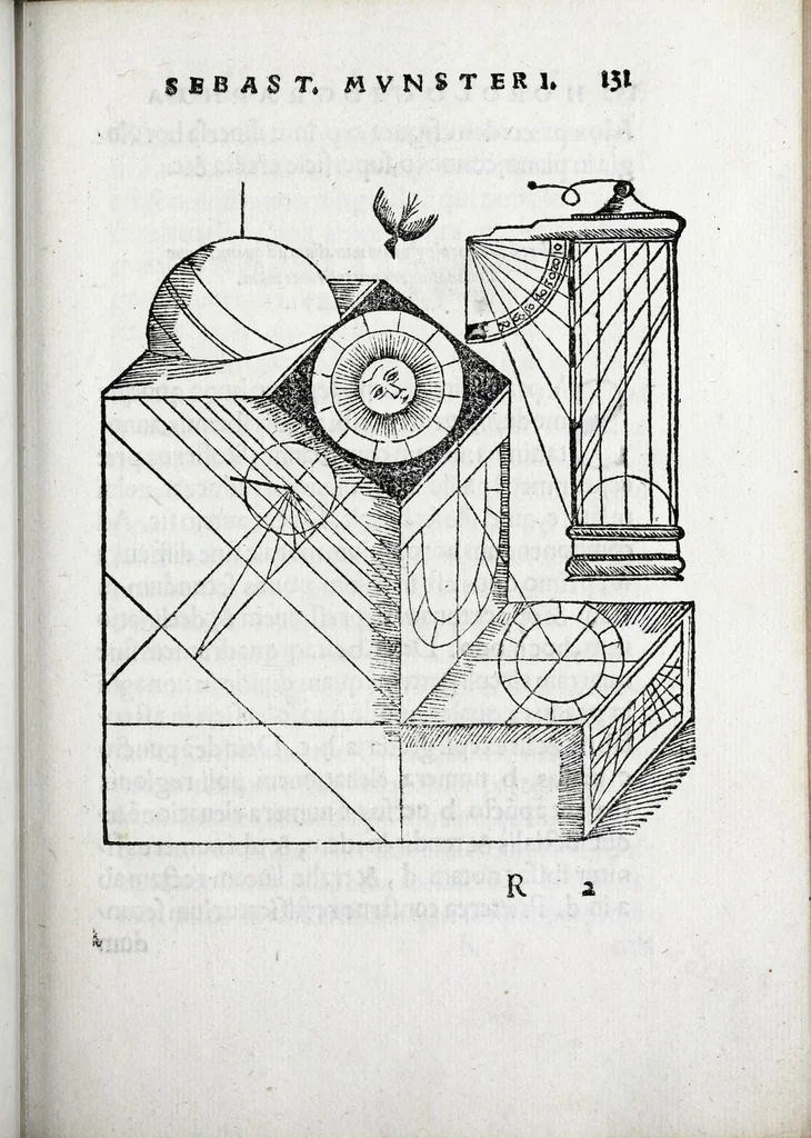 An illustration from Horologiographia, 1533, leaf 199