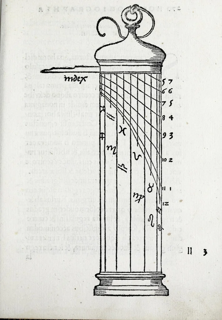 An illustration from Horologiographia, 1533, leaf 339