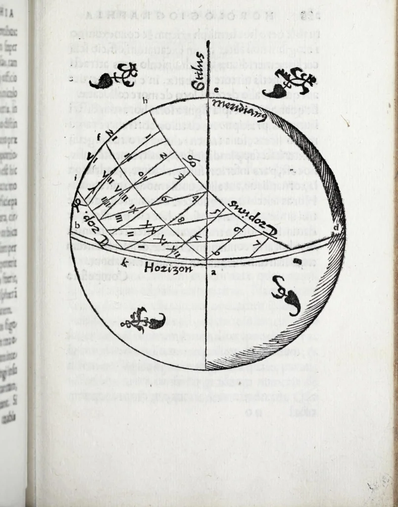 An illustration from Horologiographia, 1533, leaf 361