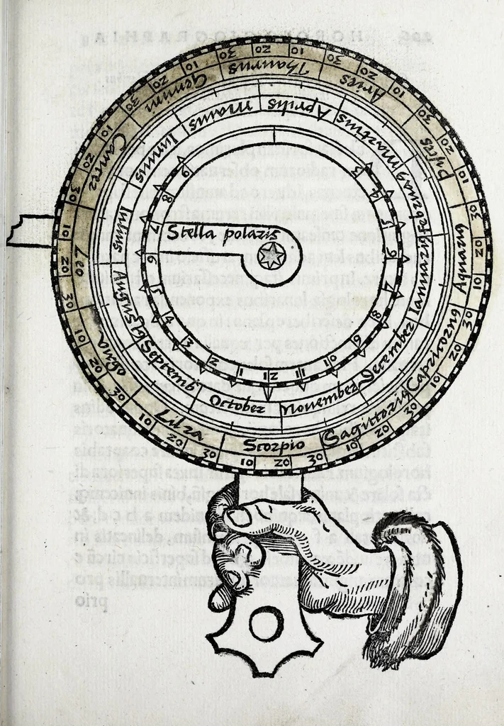 An illustration from Horologiographia, 1533, leaf 375