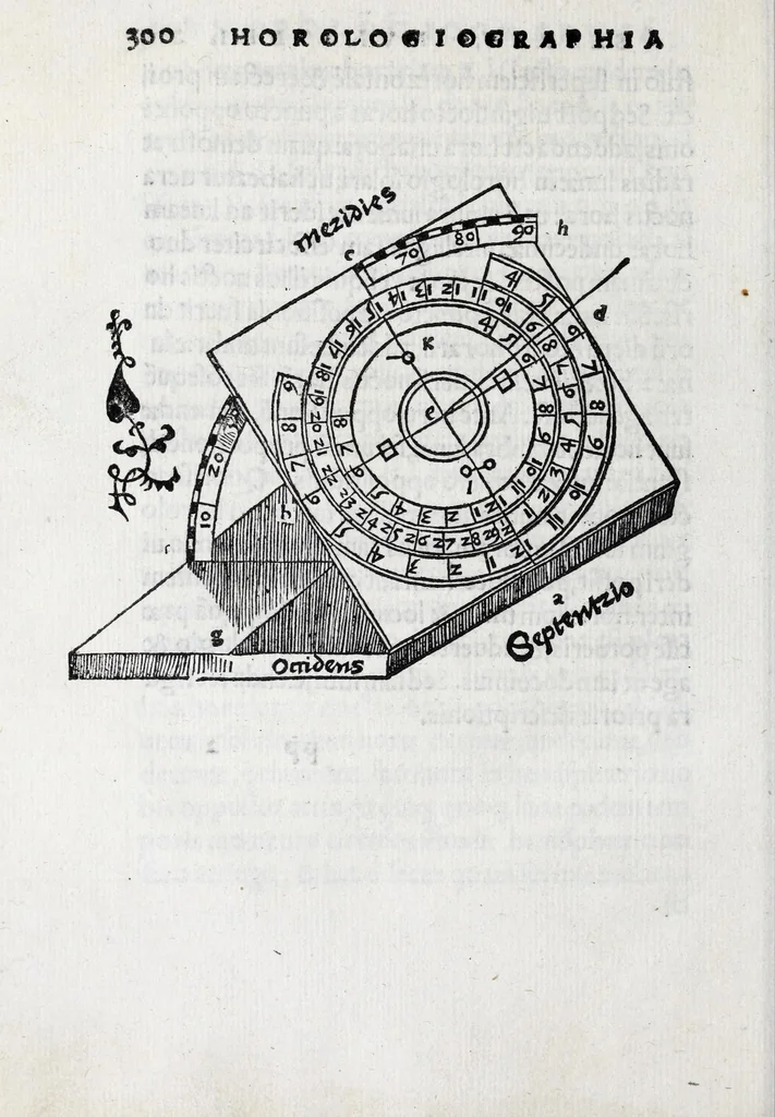 An illustration from Horologiographia, 1533, leaf 380