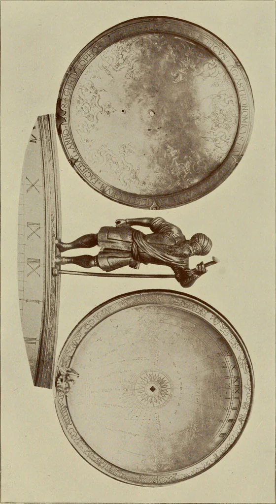 An illustration from Horologium Achaz, Christophorus Schissler, artifex, 1895, leaf 12