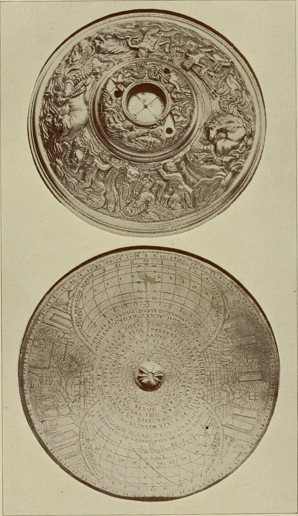 An illustration from Horologium Achaz, Christophorus Schissler, artifex, 1895, leaf 16
