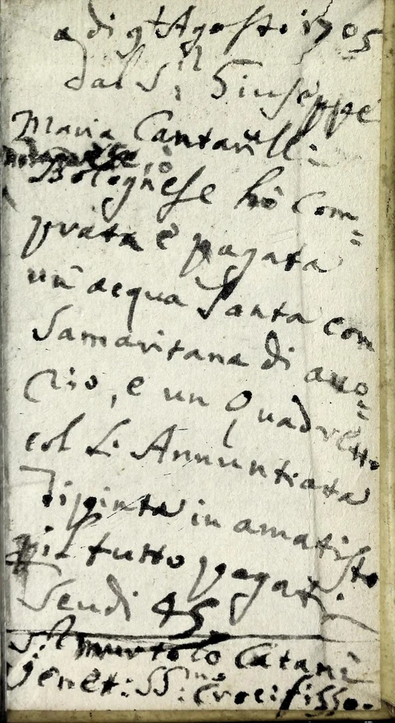 An illustration from Horologium auxiliaris tutelaris angeli, 1631, leaf 211